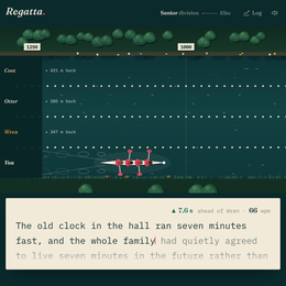 Regatta game artwork