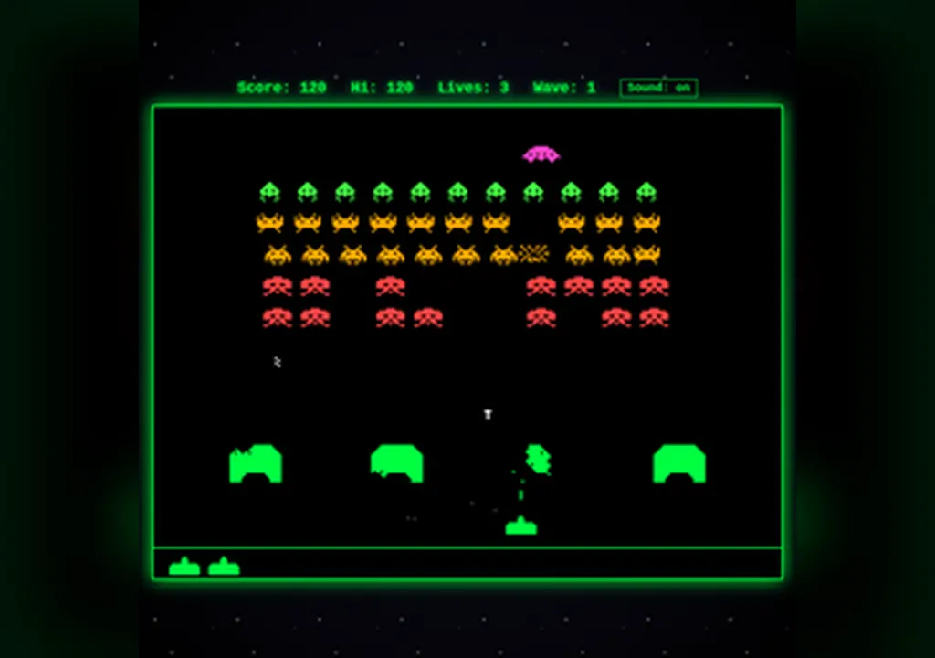 Space Invaders game artwork