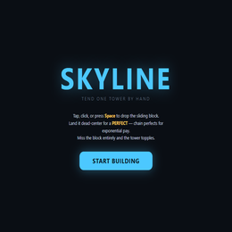 SKYLINE game artwork