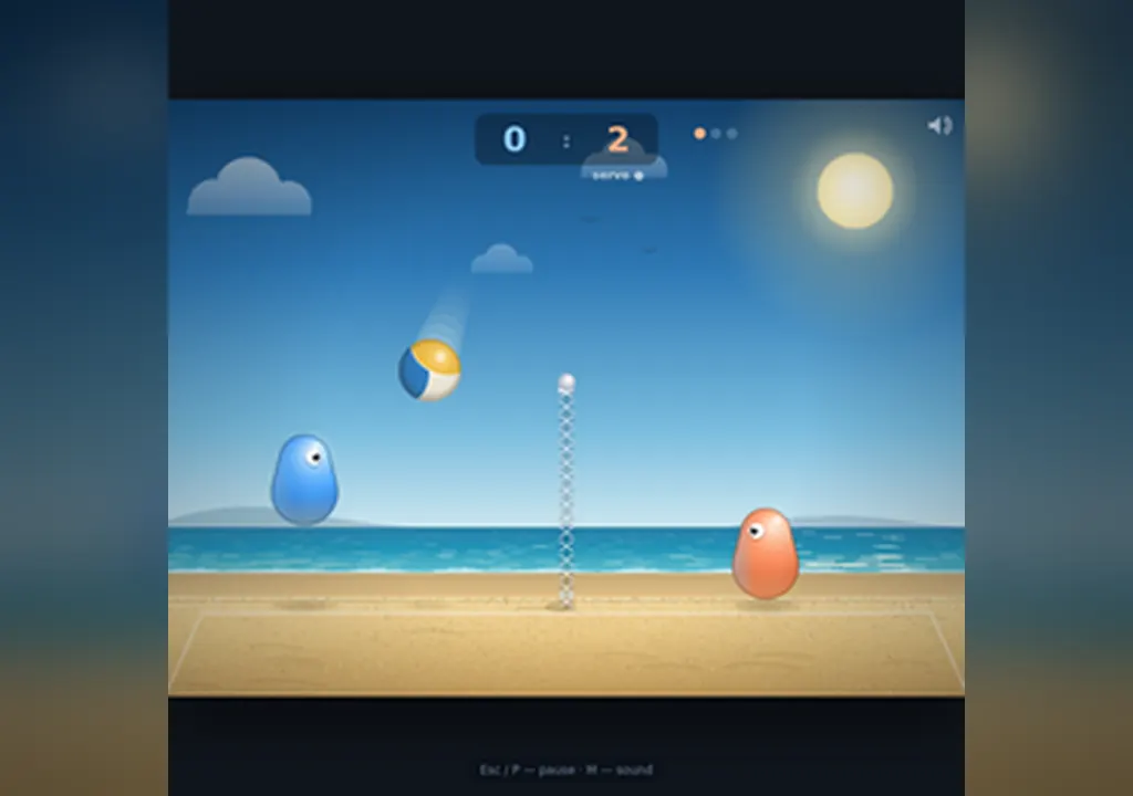 Blobby Volley game artwork