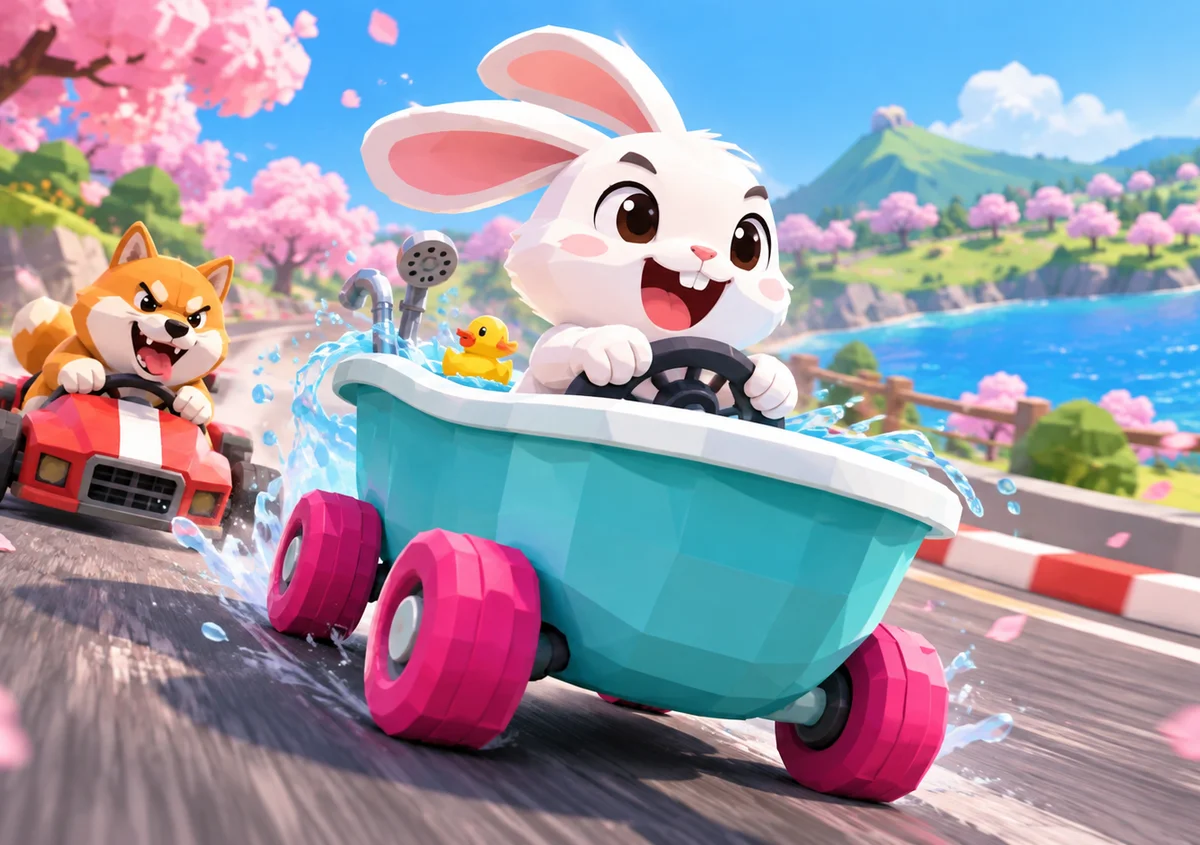 Let's Kart! game artwork