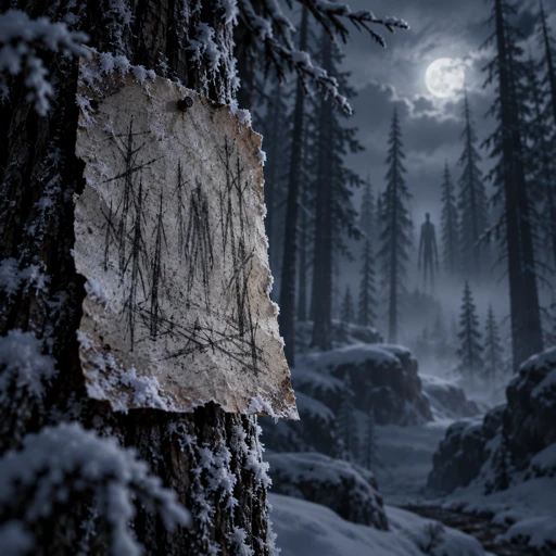 Slender: The Eight Pages mod artwork for The Long Dark