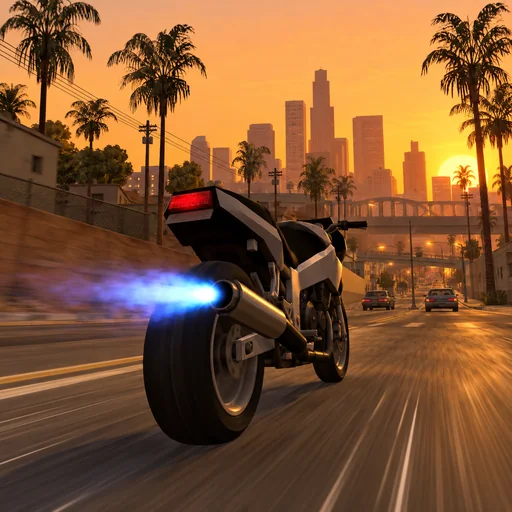 GTA SA Bike Turbo mod artwork for Grand Theft Auto: San Andreas