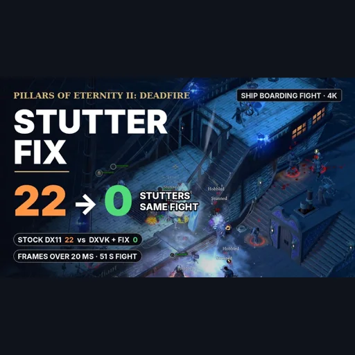Deadfire Stutter Fix artwork for Pillars of Eternity II: Deadfire