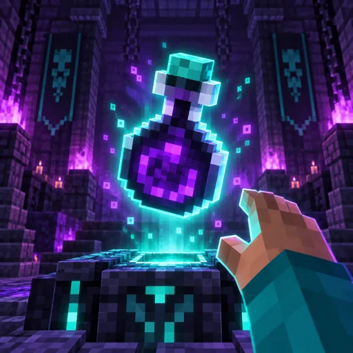 Auto Ominous Bottle artwork for Minecraft Java Edition