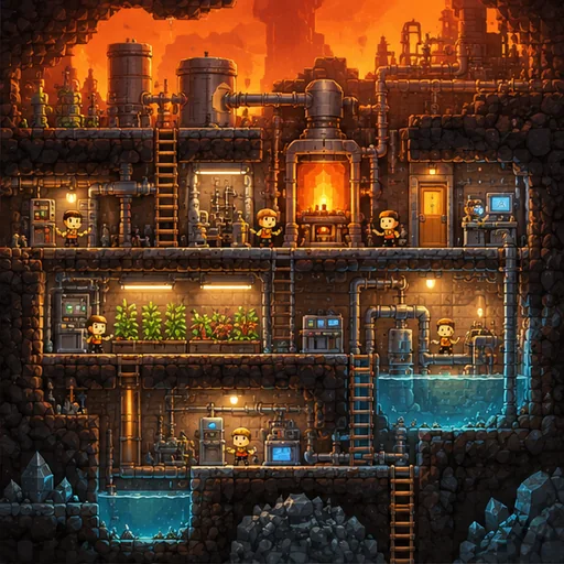 oni-brutal artwork for Oxygen Not Included