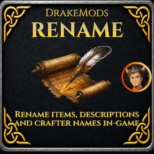 DrakesRenameIt (Valheim) artwork for Valheim