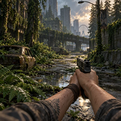 TLOU2 Viewmodel artwork for The Last of Us Part II