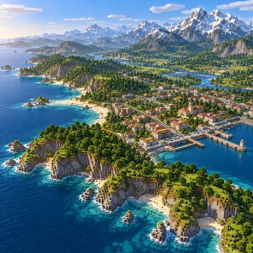 Real Earth artwork for Minecraft Java Edition